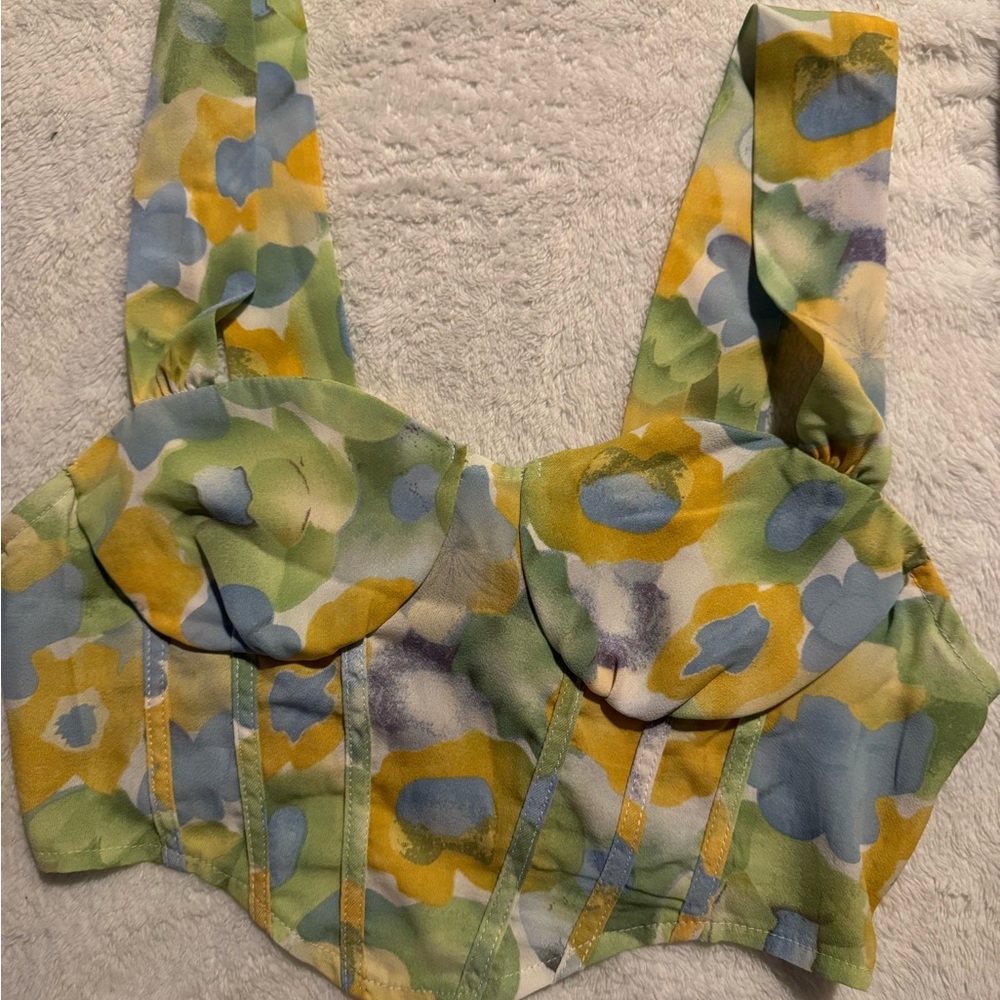 Cider floral bustier size S